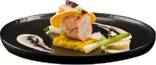 Assiette gastronomique dressée par Affinity Traiteur